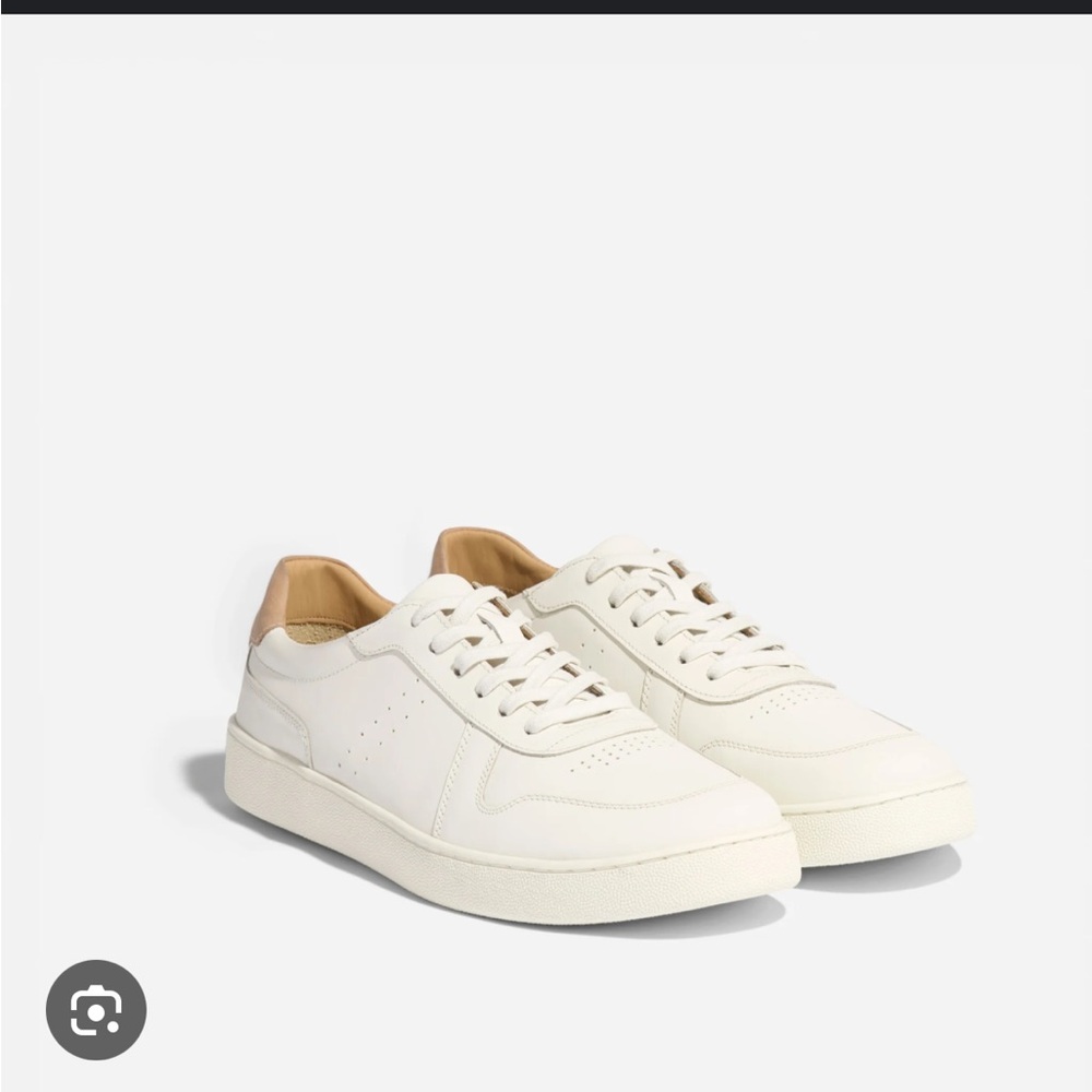 Nisolo Bria court sneaker 8 white